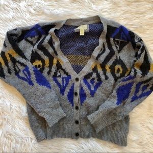 F21 Cardigan Gray/Blue